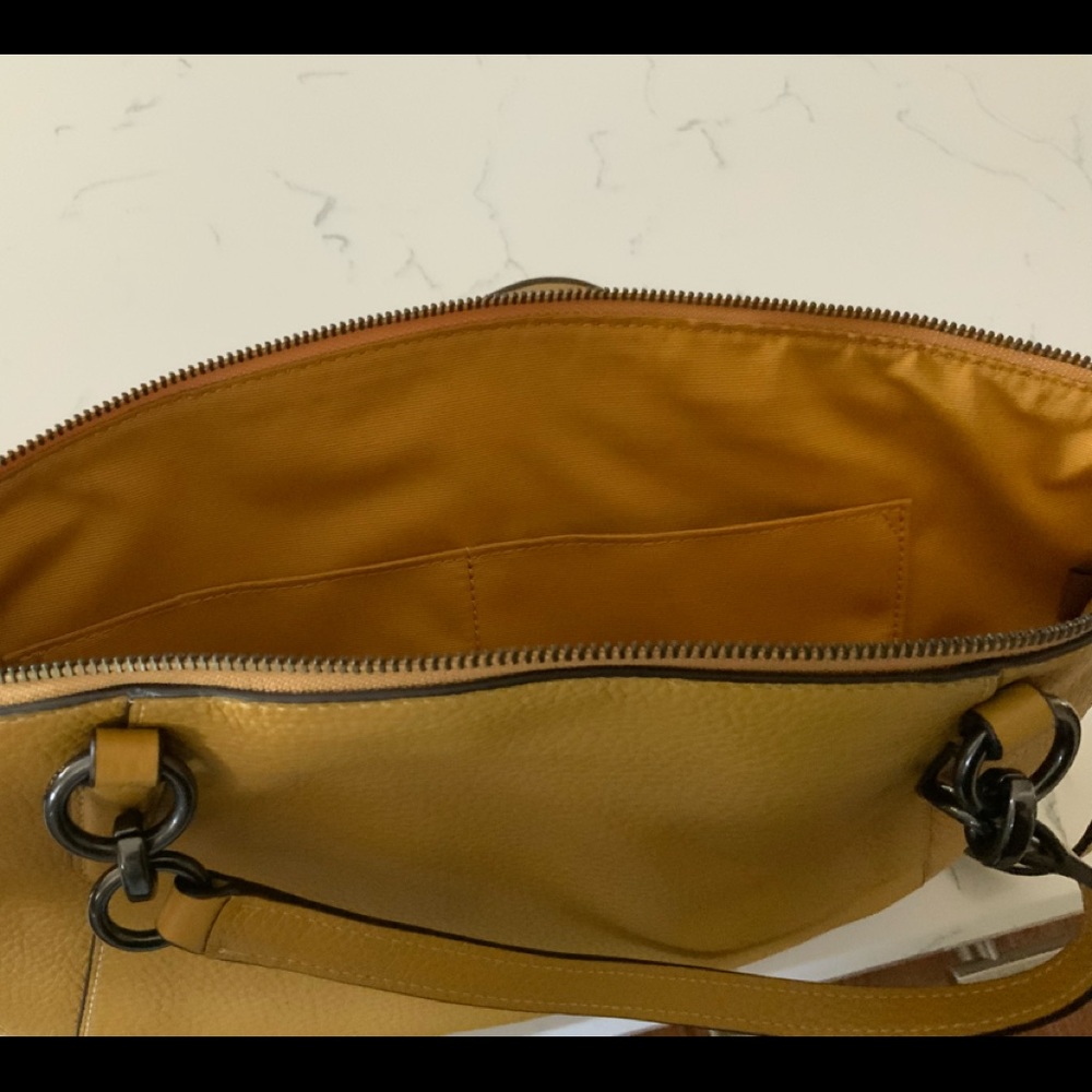 Yellow Coach Purse - Picture 5 of 7